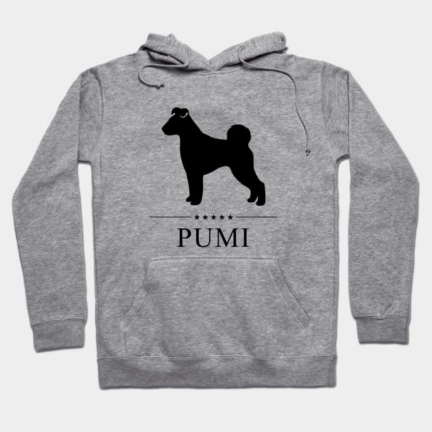 Pumi Black Silhouette Hoodie by millersye